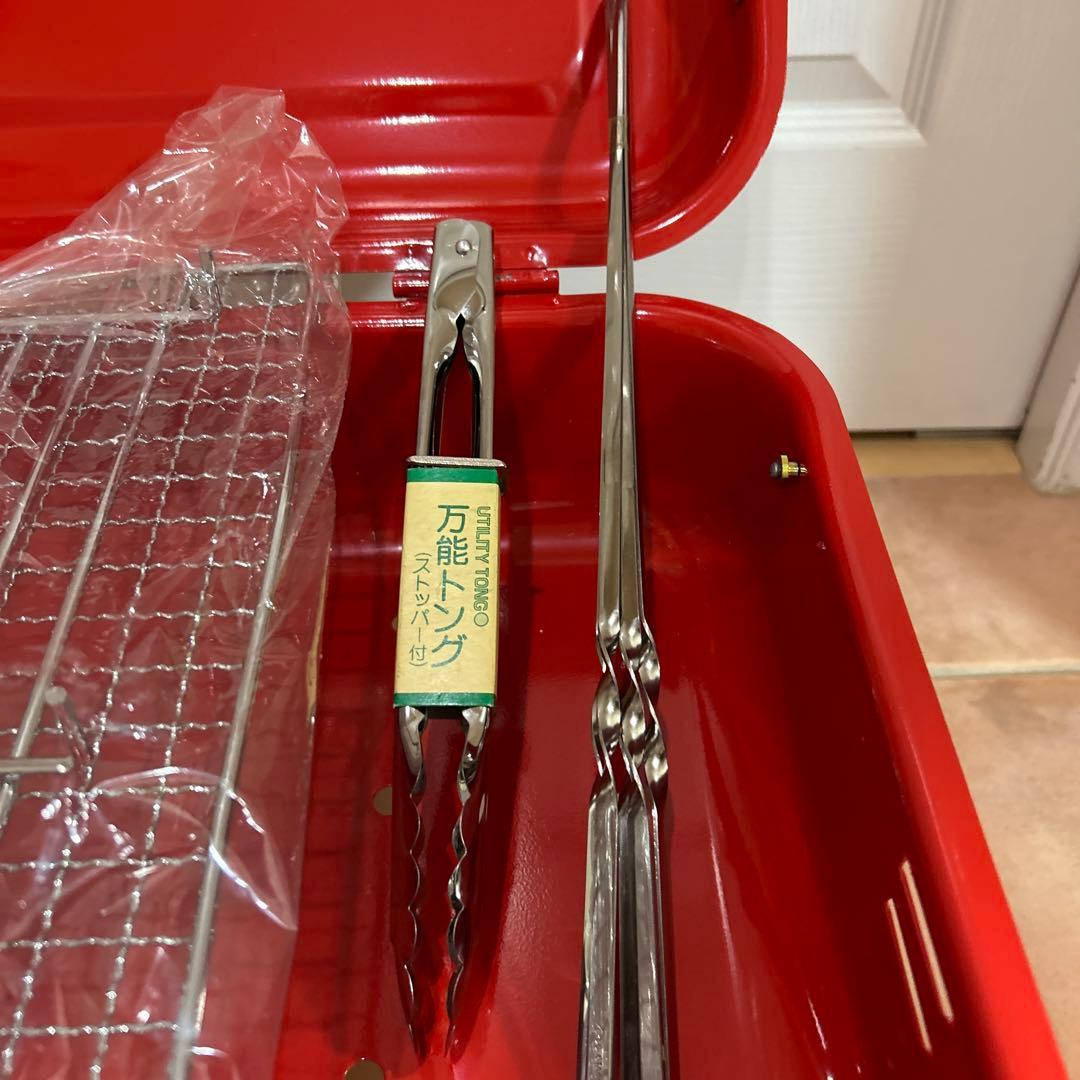 【非売品、vintage】⭐️明治バーベキューコンロ　インテリア飾り付け雑貨　鉄製