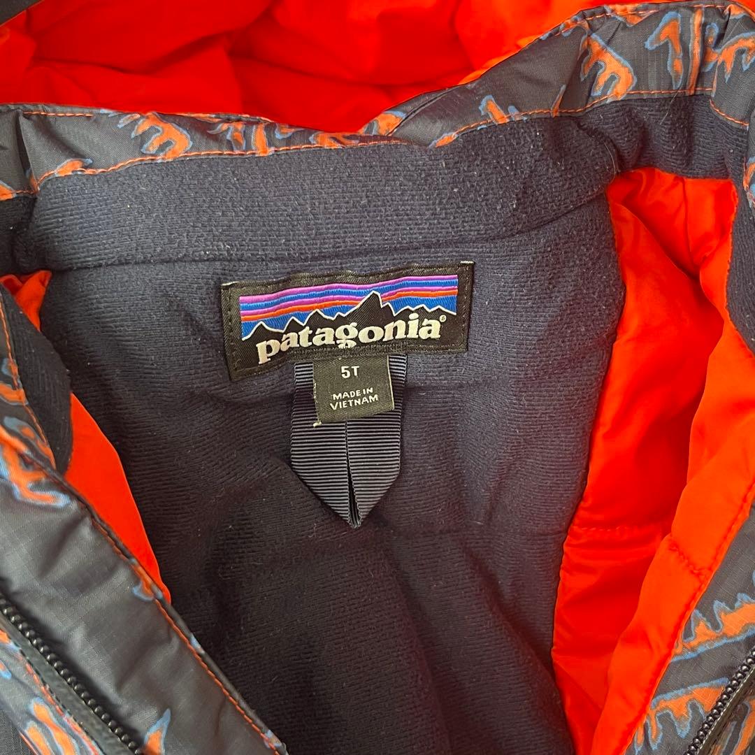 patagonia パタゴニア　キッズ　スキーウェア　5T ネイビー×オレンジ