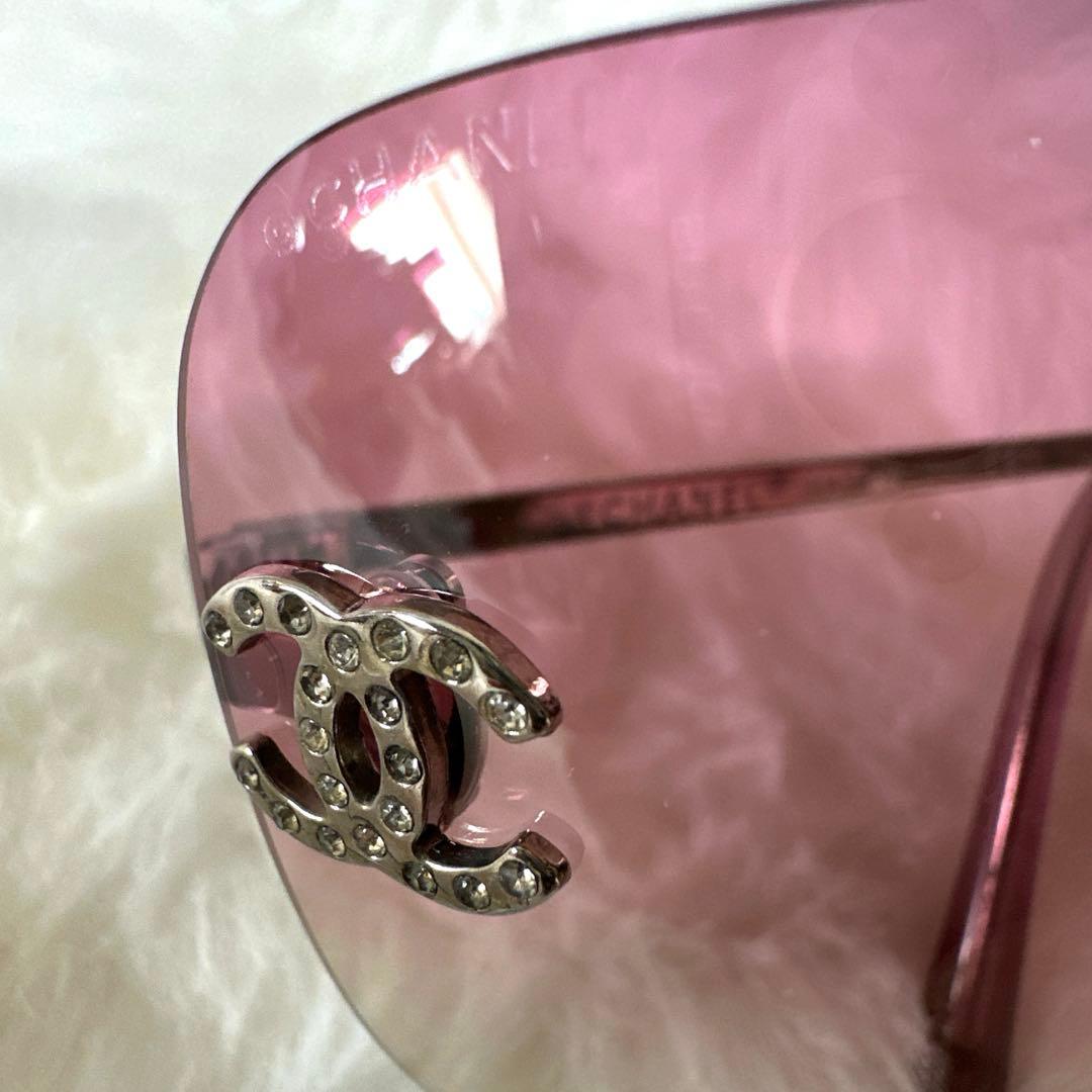 CHANEL 4017-D レディース　ココマーク サングラス　ラインストーン