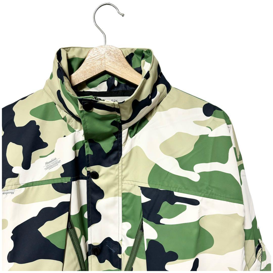 新品 ラッセルノ ゴルフ 2Way カスタム ロング ジャケット カモ 2XL
