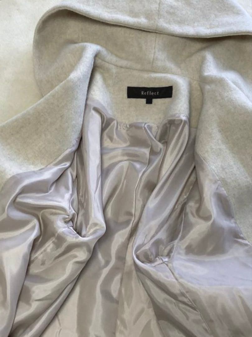 リフレクト reflect フーディコート ウール100% サイズM /9