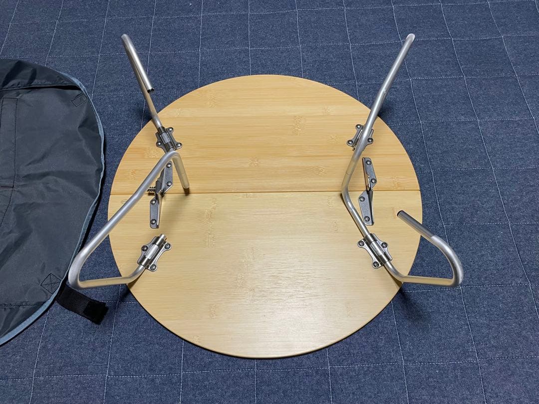 u*d様 廃盤美品！スノーピーク  peakワンアクションちゃぶ台竹 S