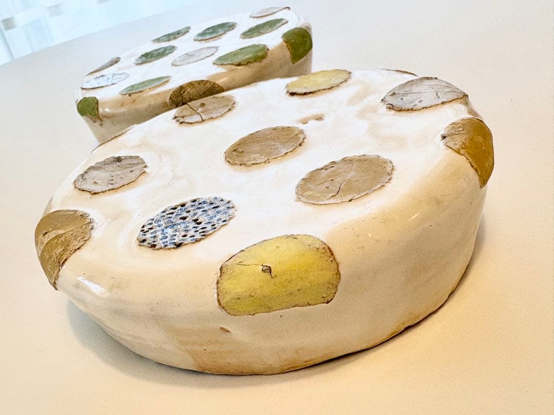 ❤︎期間限定8/5迄：大特価：大人気作家：中田篤さん❤︎ リバーシブル台皿　2個