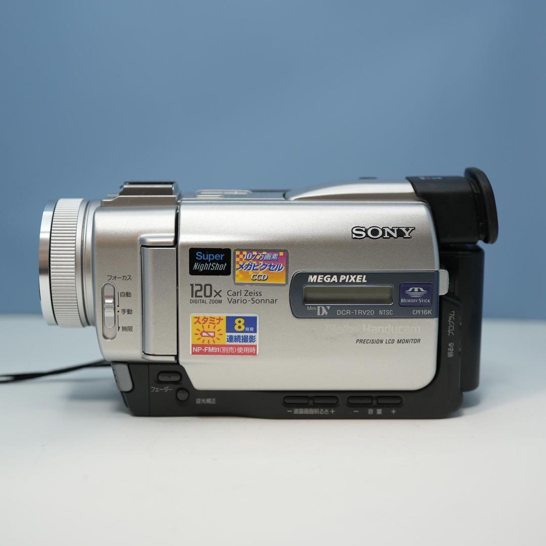 SONY handycam DCR-TRV20 ビデオカメラ a3446