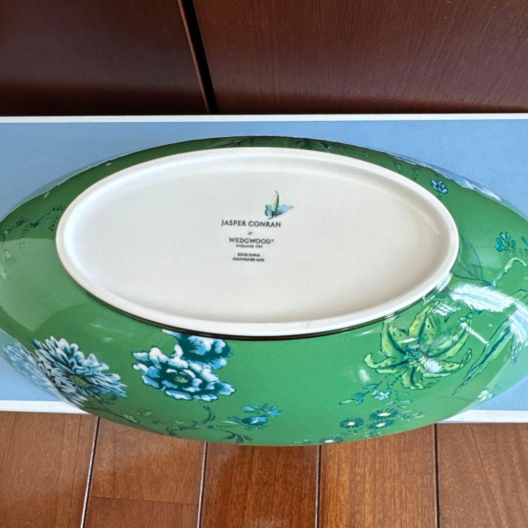 ウェッジウッド　 ジャスパーコンラン　シノワズリ　オーバルボウル