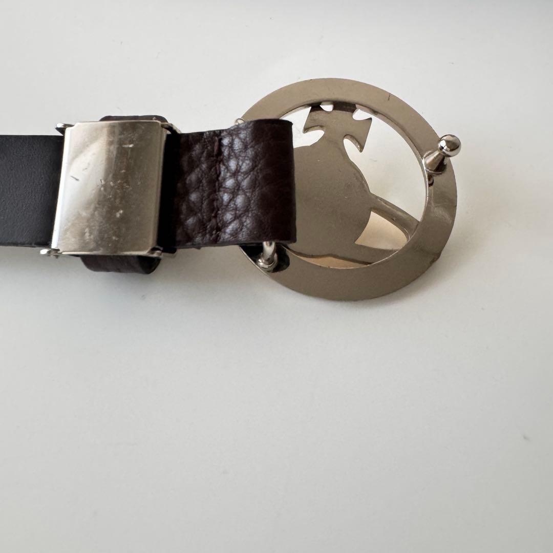 n s様Vivienne Westwood ロゴ バックル レザー ベルト