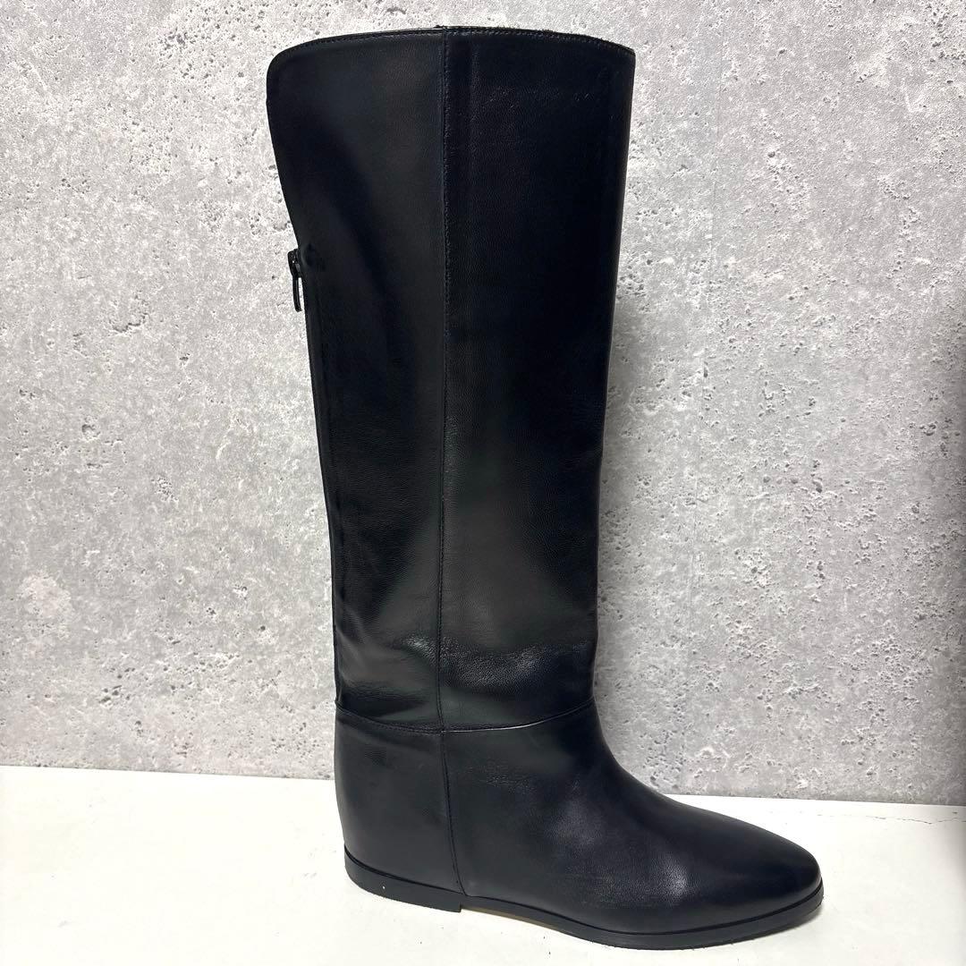 ✨美品✨コルソローマノーヴェ ロングブーツ【38】ブラック バックジップ