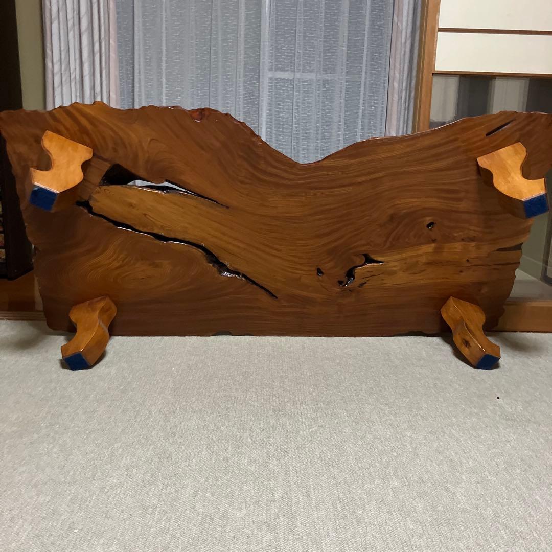 一枚板 天然木 ローテーブル 155cm幅