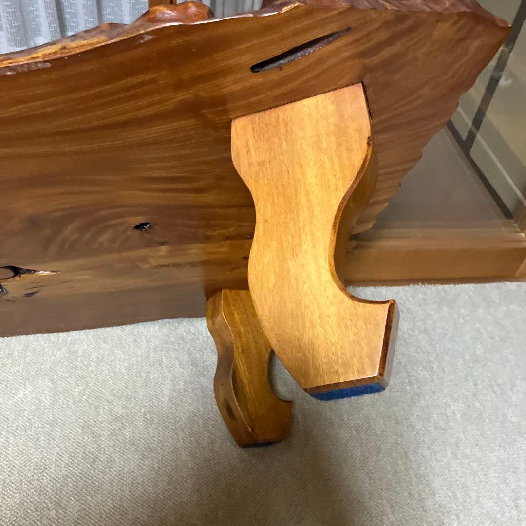 一枚板 天然木 ローテーブル 155cm幅