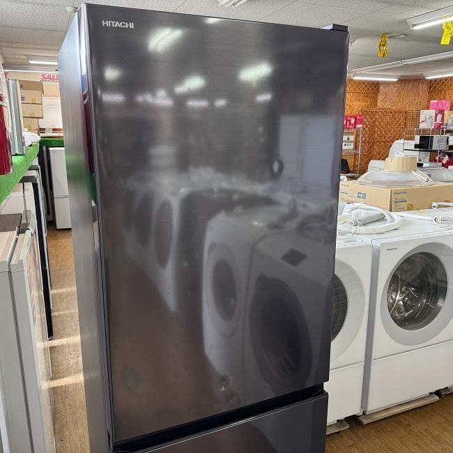 地域限定送料無料　美品【 HITACHI 】日立 冷凍冷蔵庫 R-V38SV