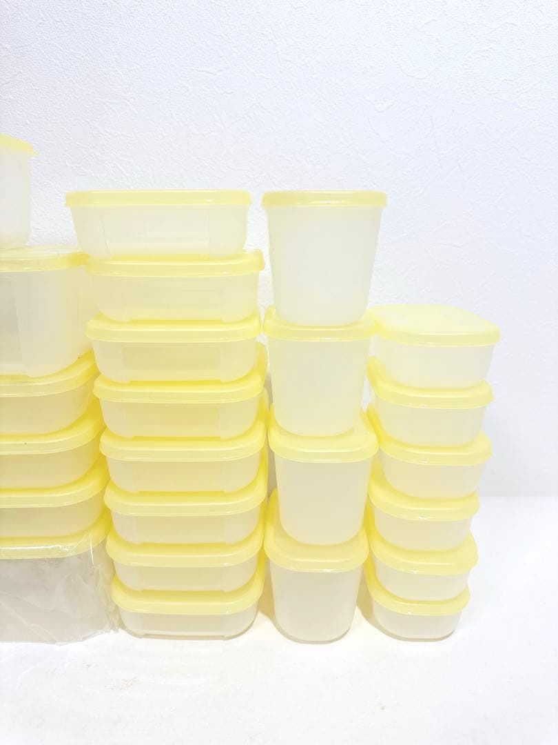 あみママ　フリーザーメイト　イエロー　25点セット　③