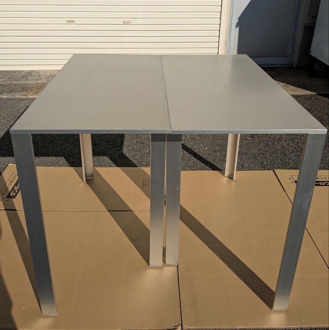 カッシーナ アルミ テーブル 1台 ②