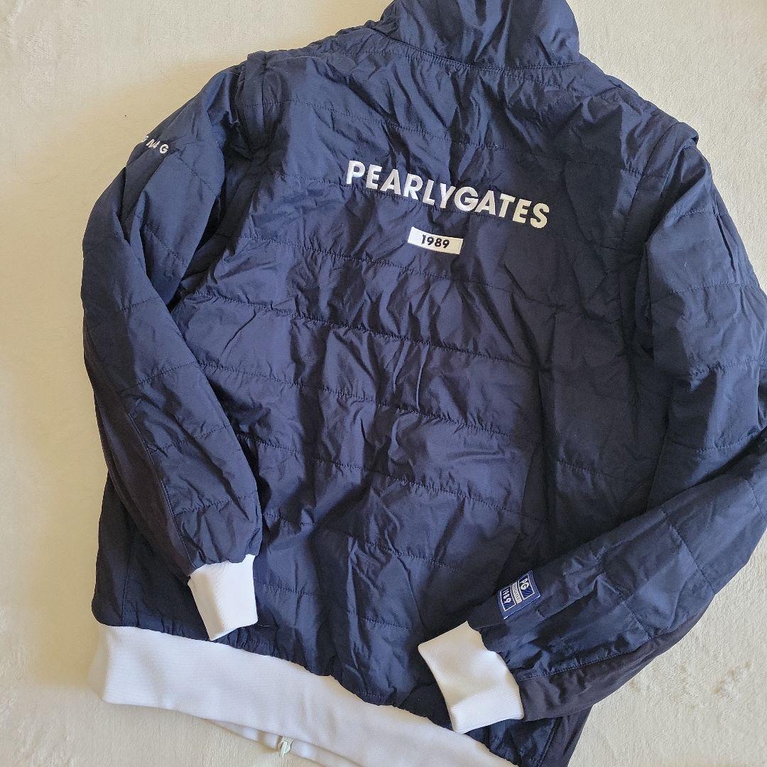 PEARLY GATES リバーシブル中、綿ジップブルゾン☆