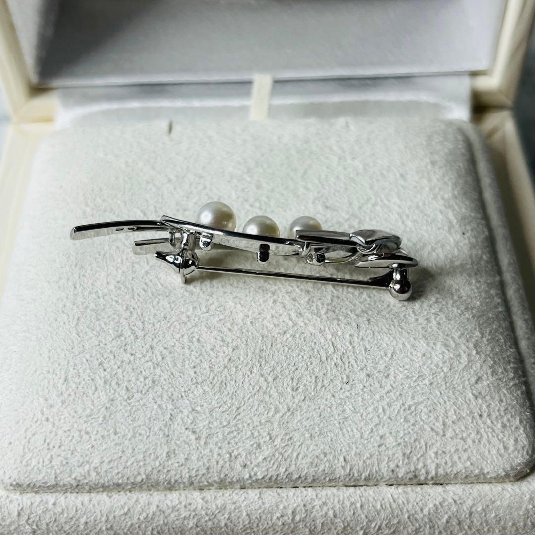 【美品✨】 MIKIMOTOブローチ アコヤ真珠 皇室御用達ブランド