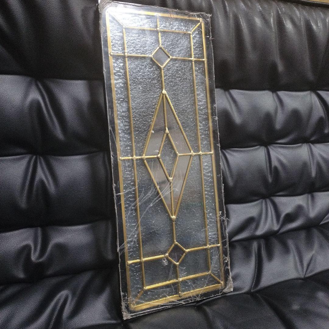 ステンドグラス 未使用 レトロ 装飾 ガラス