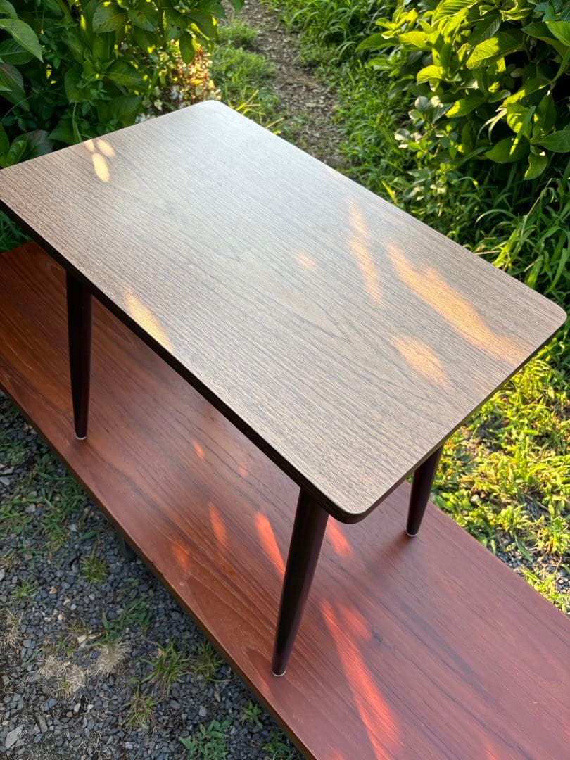 飛騨産業　キツツキ　サイドテーブル　デコラトップ　オールドキツツキ　日本製