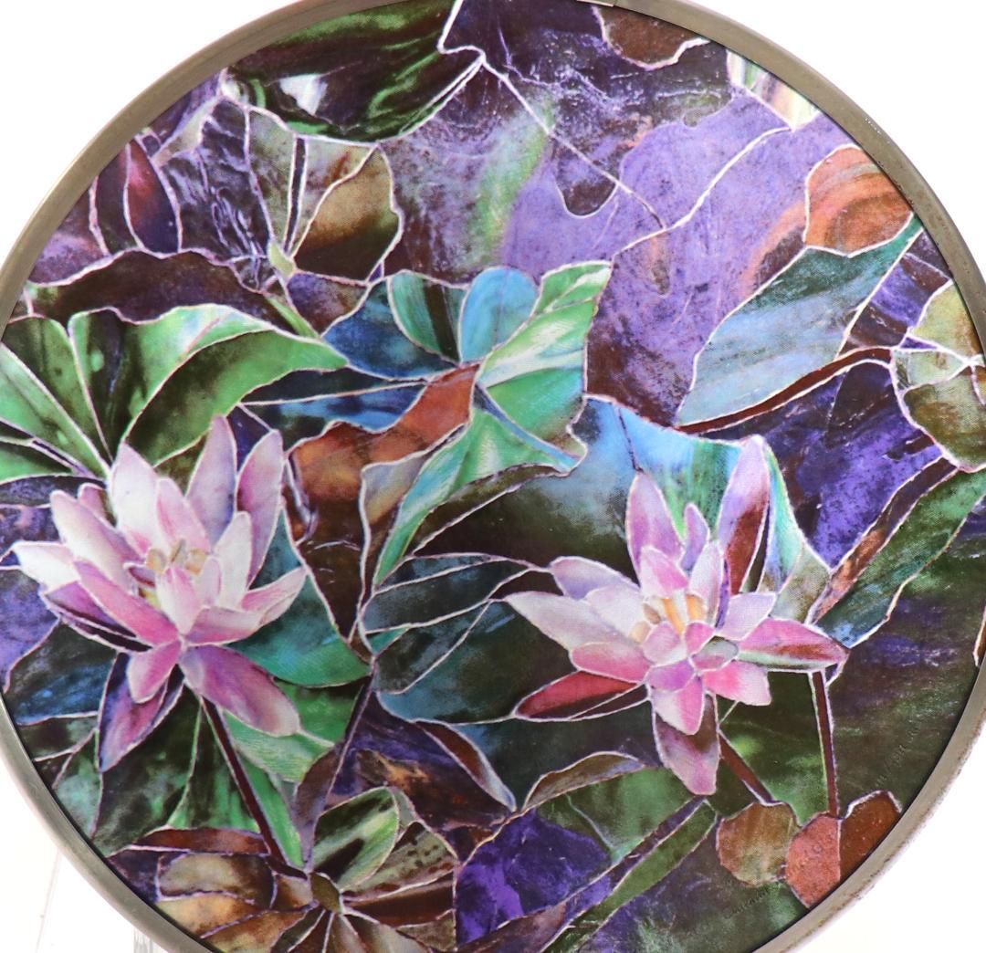 ティファニー スタジオ 睡蓮 ヴィンテージ ステンドグラス カナダ トロント社