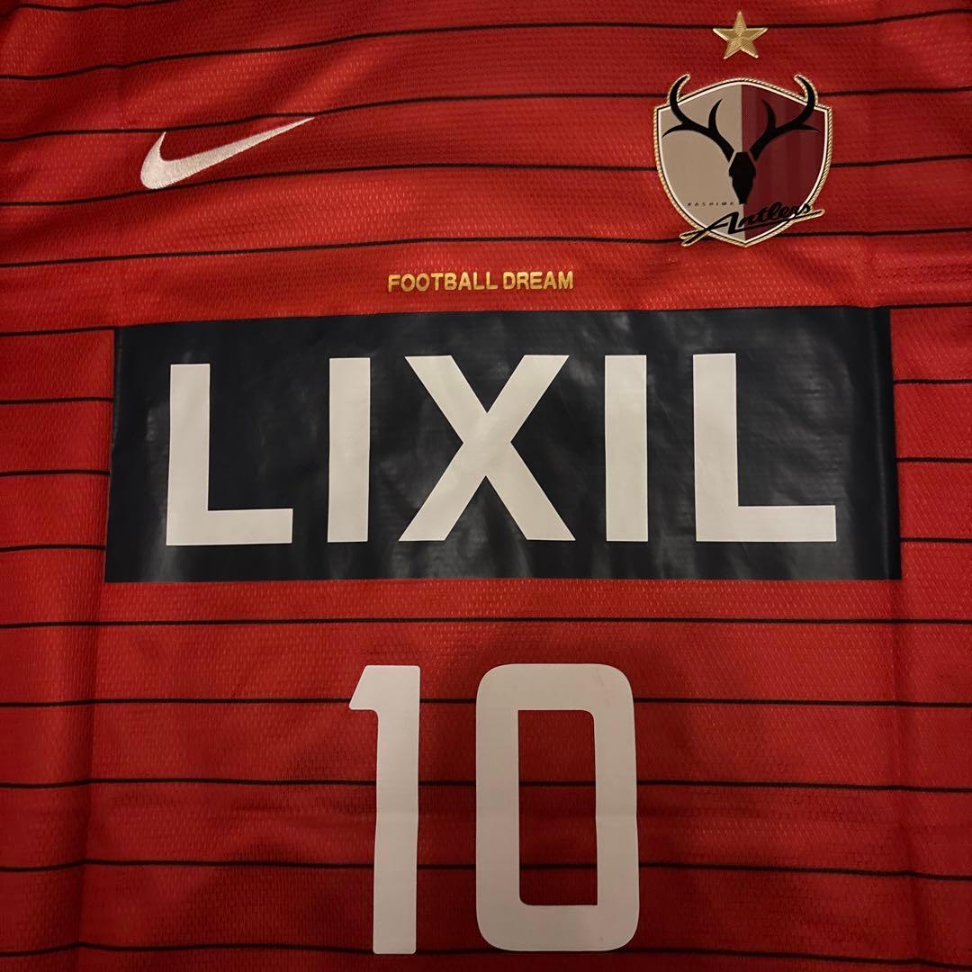 鹿島アントラーズ 2013年 ユニフォーム 10番 本山雅志 L