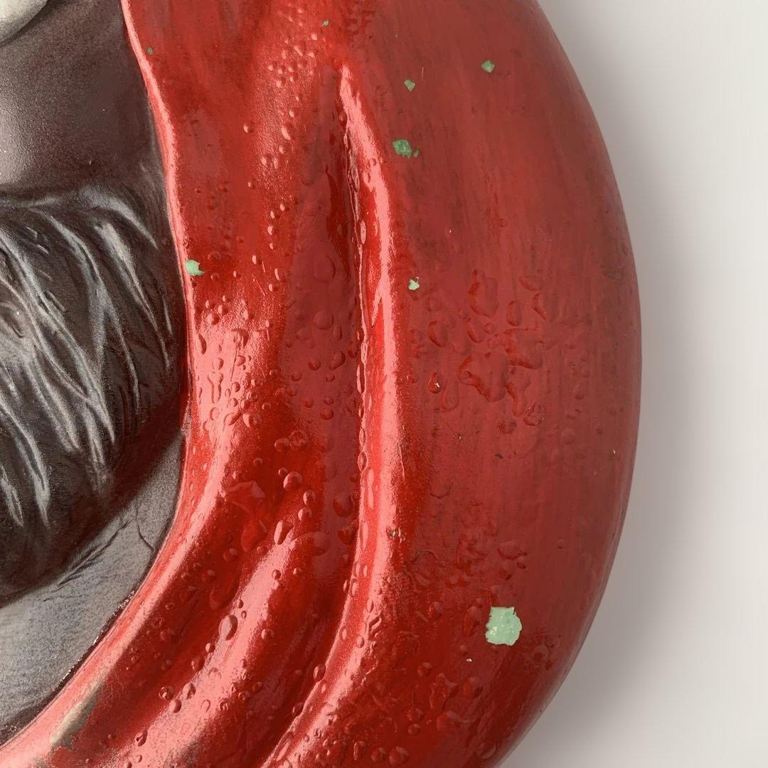 【箱付き】赤頭巾を被った大男の面、裏面は春画