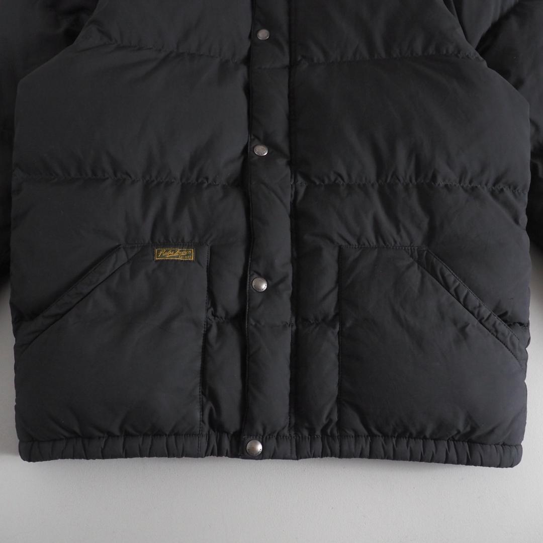 ラルフローレン　ダウンジャケット　肉厚　ブラック　青ポニー　美品