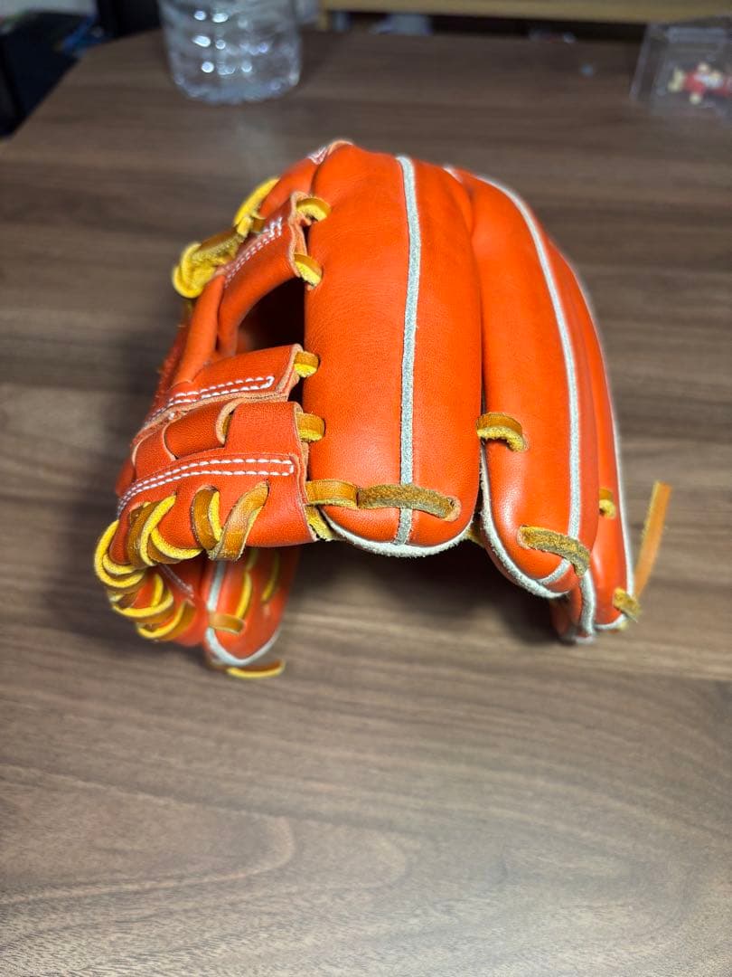 ユ*イ様 【美品】Slugger KSN-AR4 オレンジ グローブ