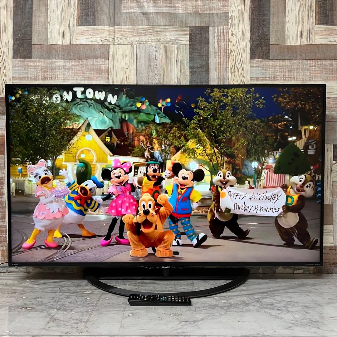 即日受渡❣️全国送料込シャープ50型4Kテレビ YouTube.NETFLIX視聴
