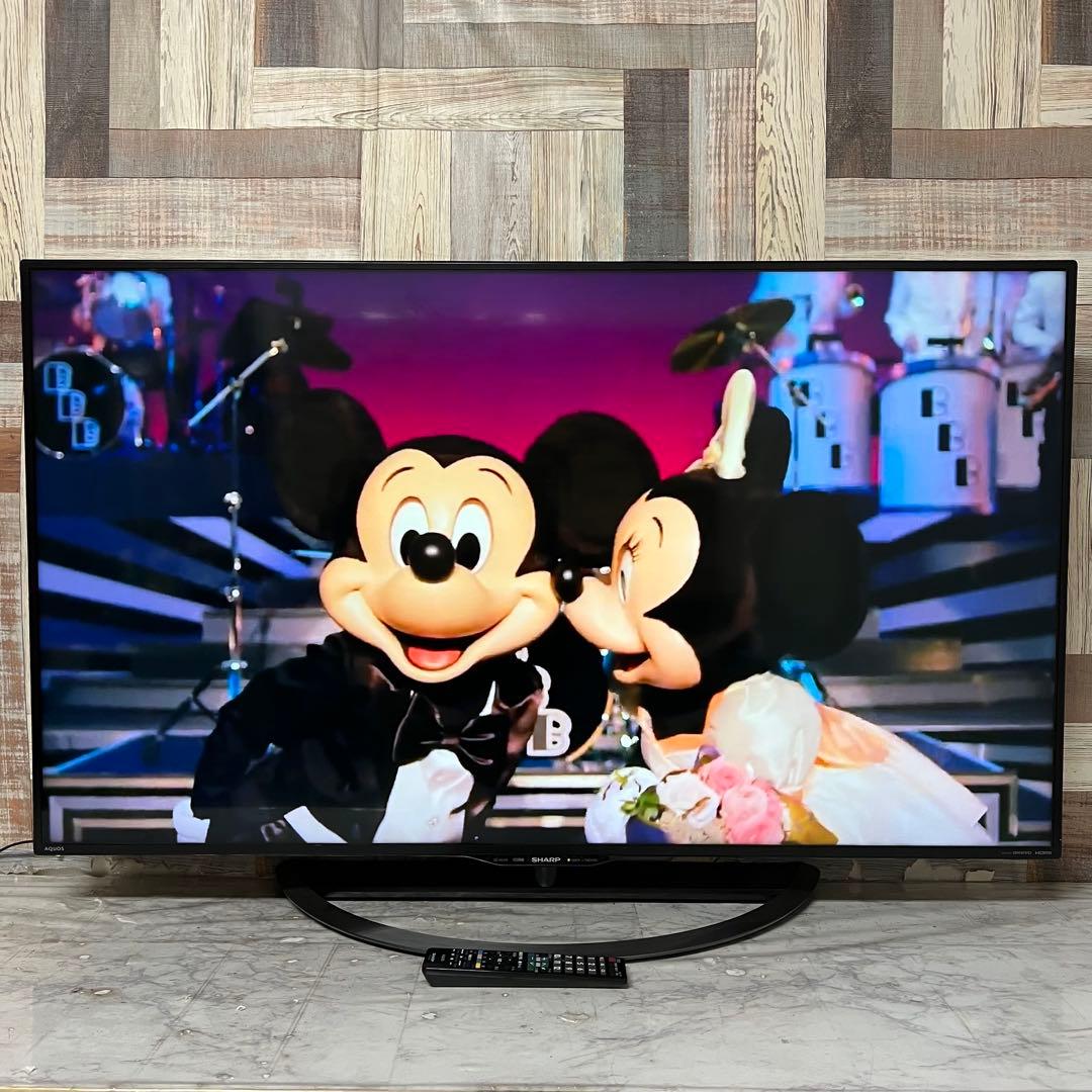 即日受渡❣️全国送料込シャープ50型4Kテレビ YouTube.NETFLIX視聴