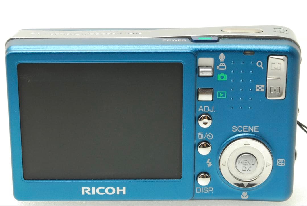 RICOH Caplio R4❤️スマホ転送 ブルー 動作確認済 リコー コンデジ