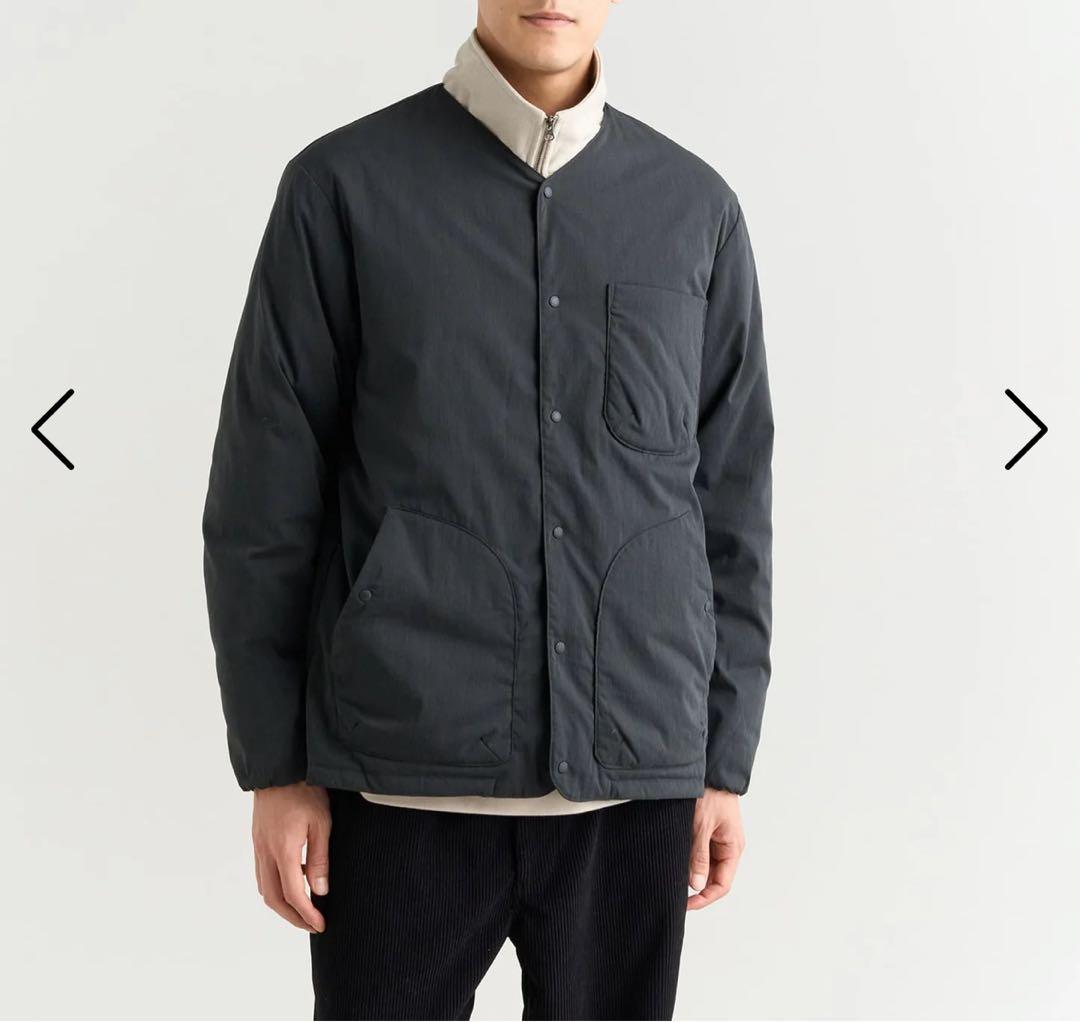 NANGA ヒノックリップストップ インナーダウン カーディガン　ナンガ　XL