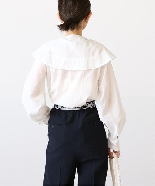 ■専用■美品 IENA 2,4万 イタリア製生地 セーラー ボウタイブラウス