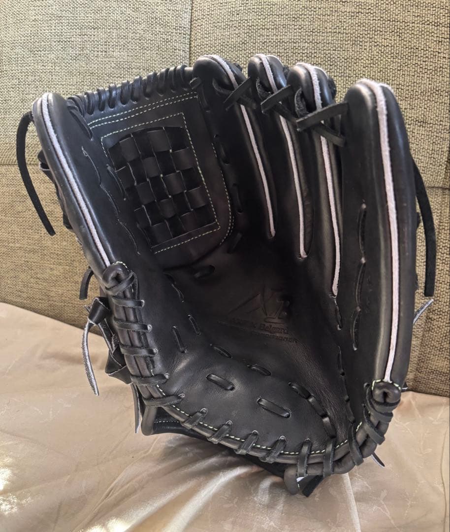 アクセフベルガード 硬式用 投手用グラブ 横型 ブラック