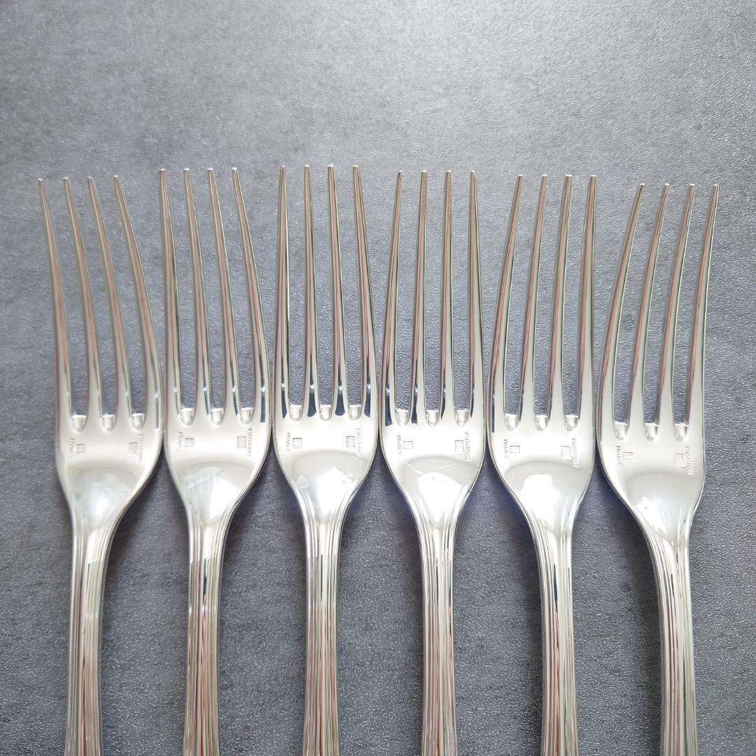 美品 クリストフル スパトゥール テーブルフォーク 6点