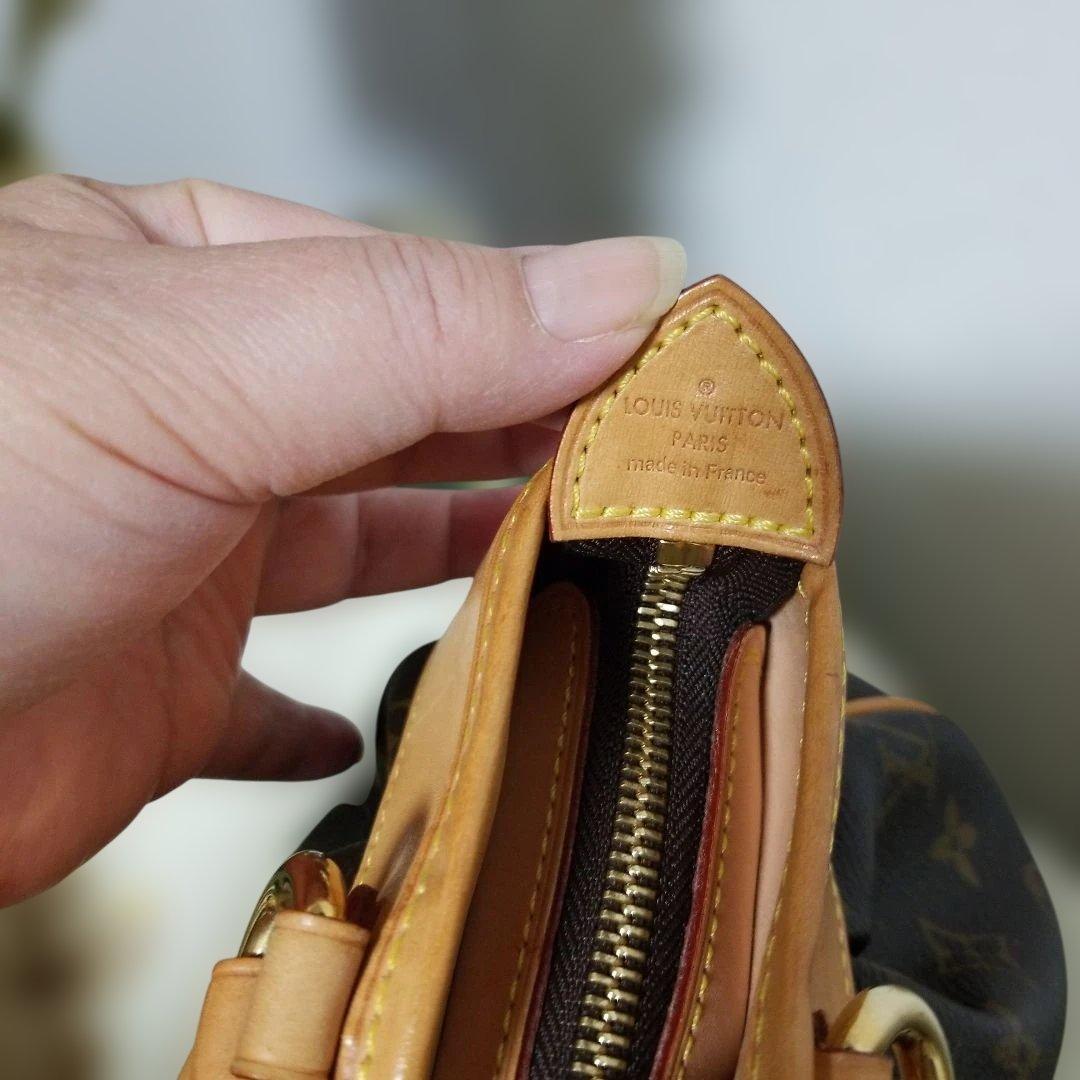 【美品】希少★ルイヴィトン ボエシPM モノグラム ハンドバッグ ブラウン ★