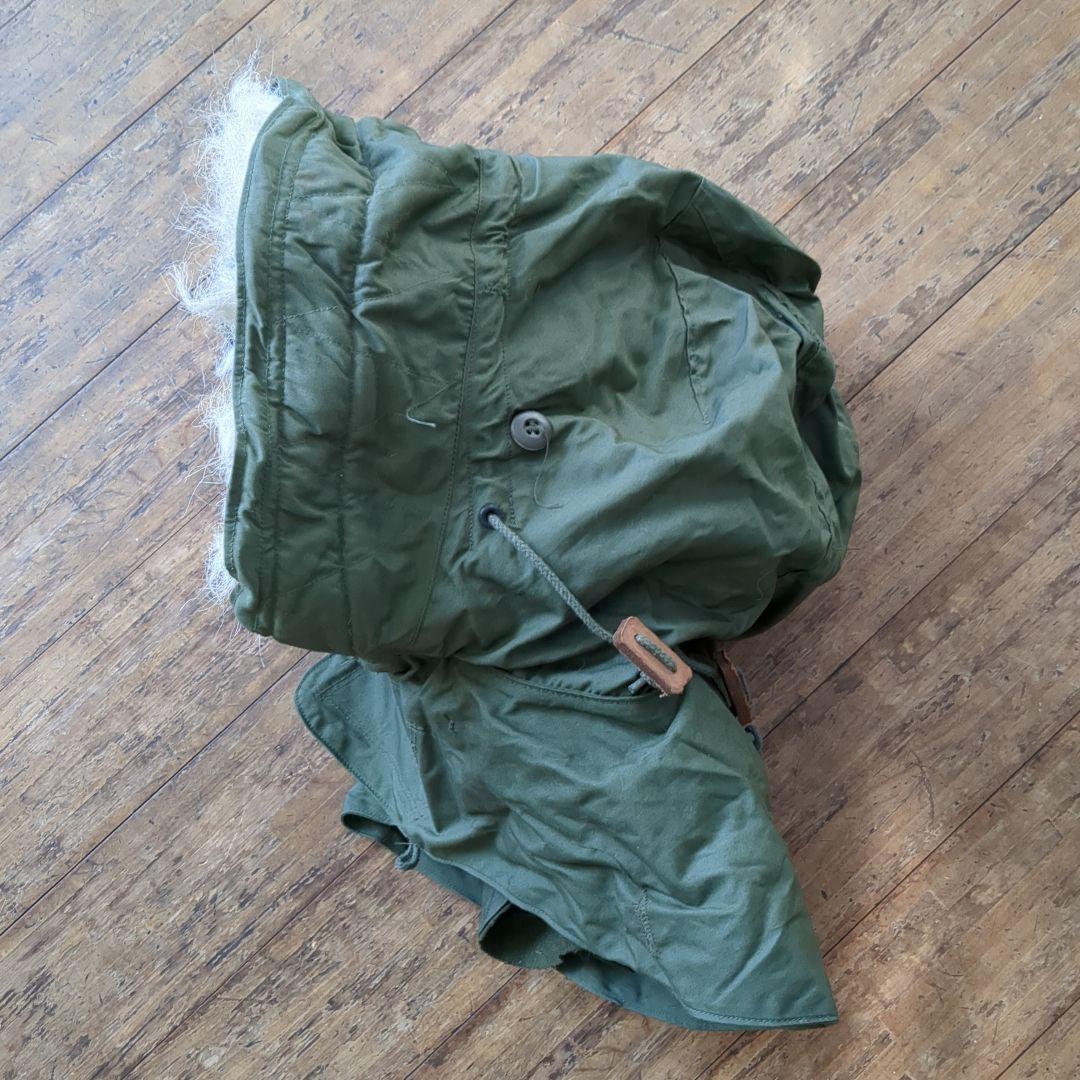 米軍実物　デッドストック 80s M65 フィッシュテールパーカー　フード　⑨