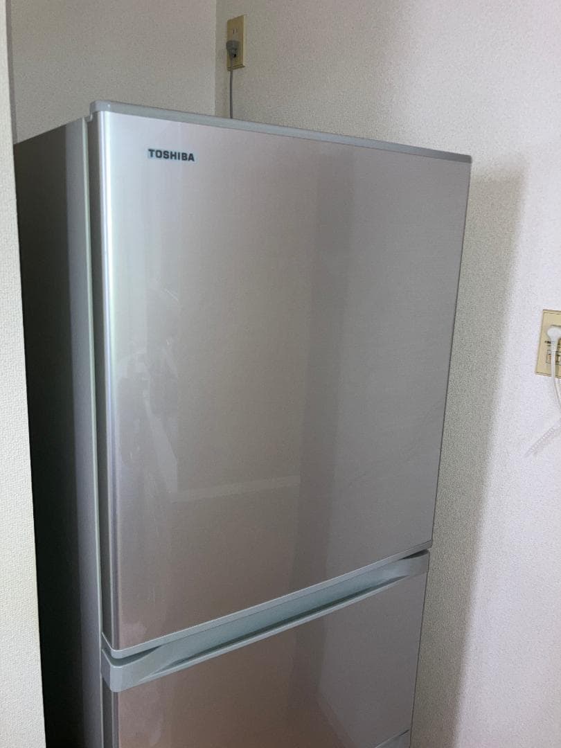 再出品【美品・動作良好】東芝 冷蔵庫 GR-G34S 340L 3ドア シルバー