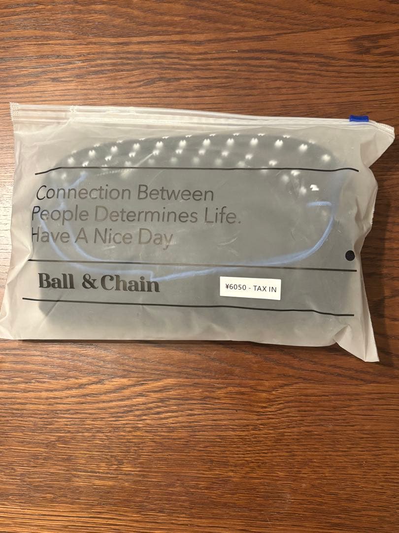 ボールアンドチェーン　チャコット　コラボ　ニューヨーク　L ブラック