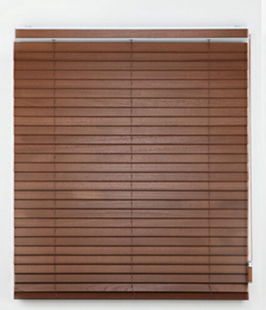遮光　ウッドブラインド 2点セット