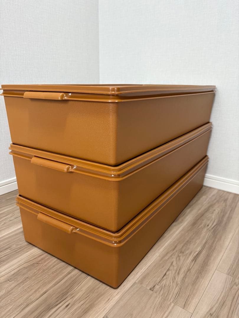 美品❕Tupperwareタッパーウェア ロングスーパーケース3個セット