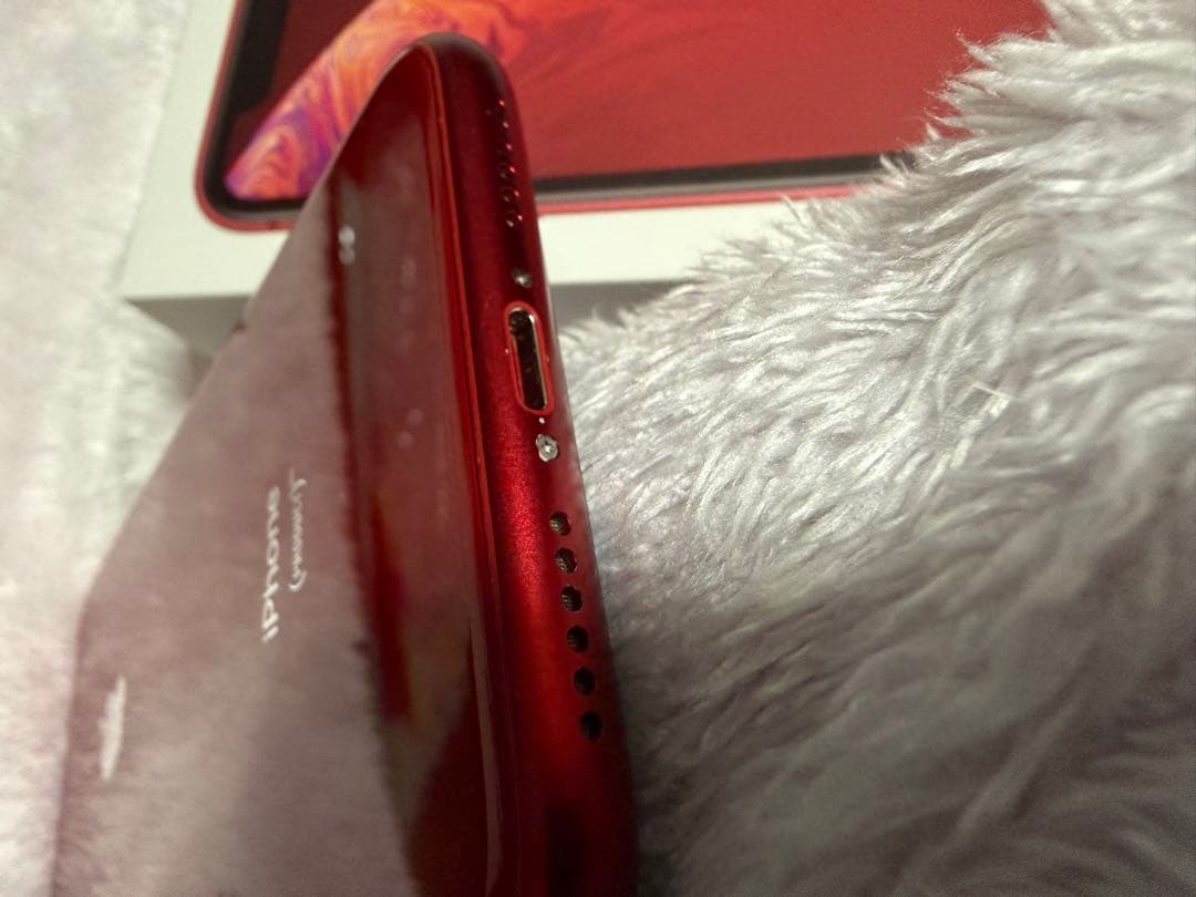 【中古、美品】iPhone XR 128GB レッド