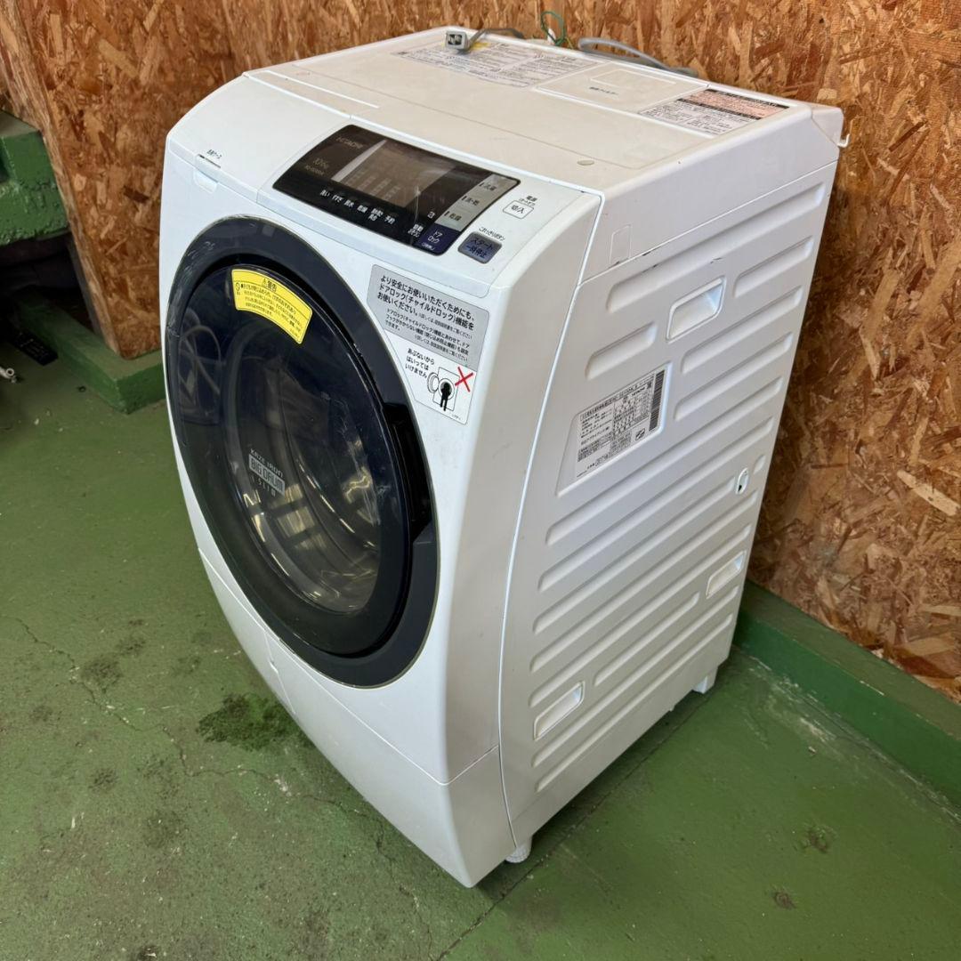 296 ドラム式洗濯機　関東配送　大容量10キロ　乾燥6キロ　保証込　左開き