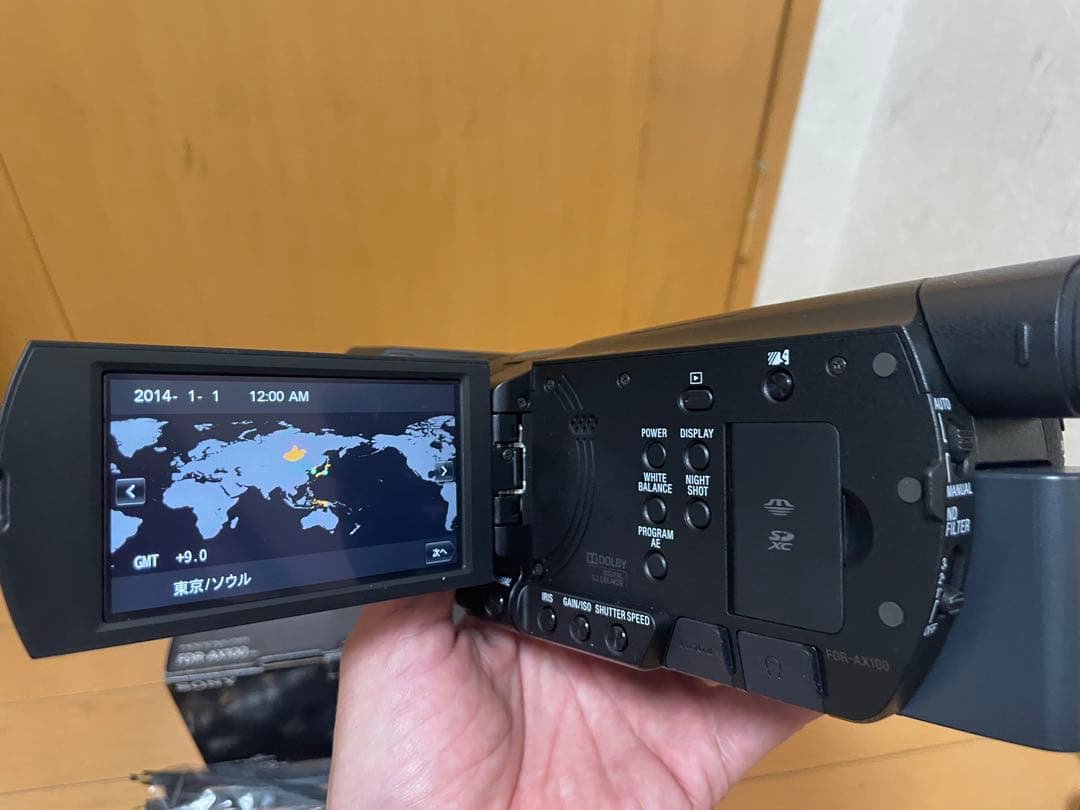 SONY FDR-AX100 4Kビデオカメラ