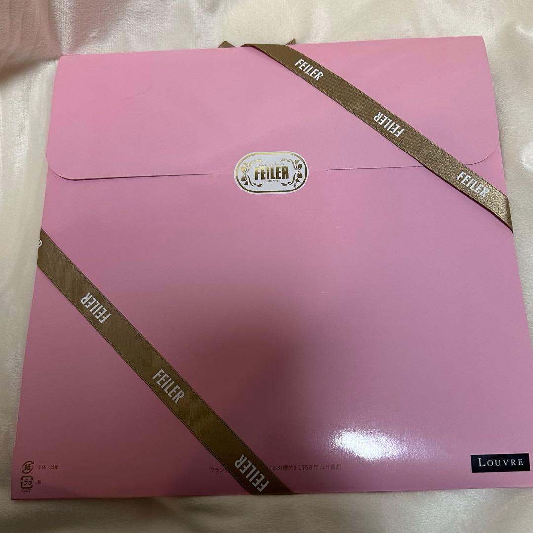 新品　フェイラー　FEILER ルーブル美術館　コラボ　タオルハンカチ