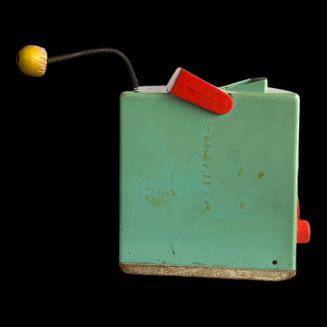 60's vintage「FISHER PRICE」ピーカブー　TV オルゴール