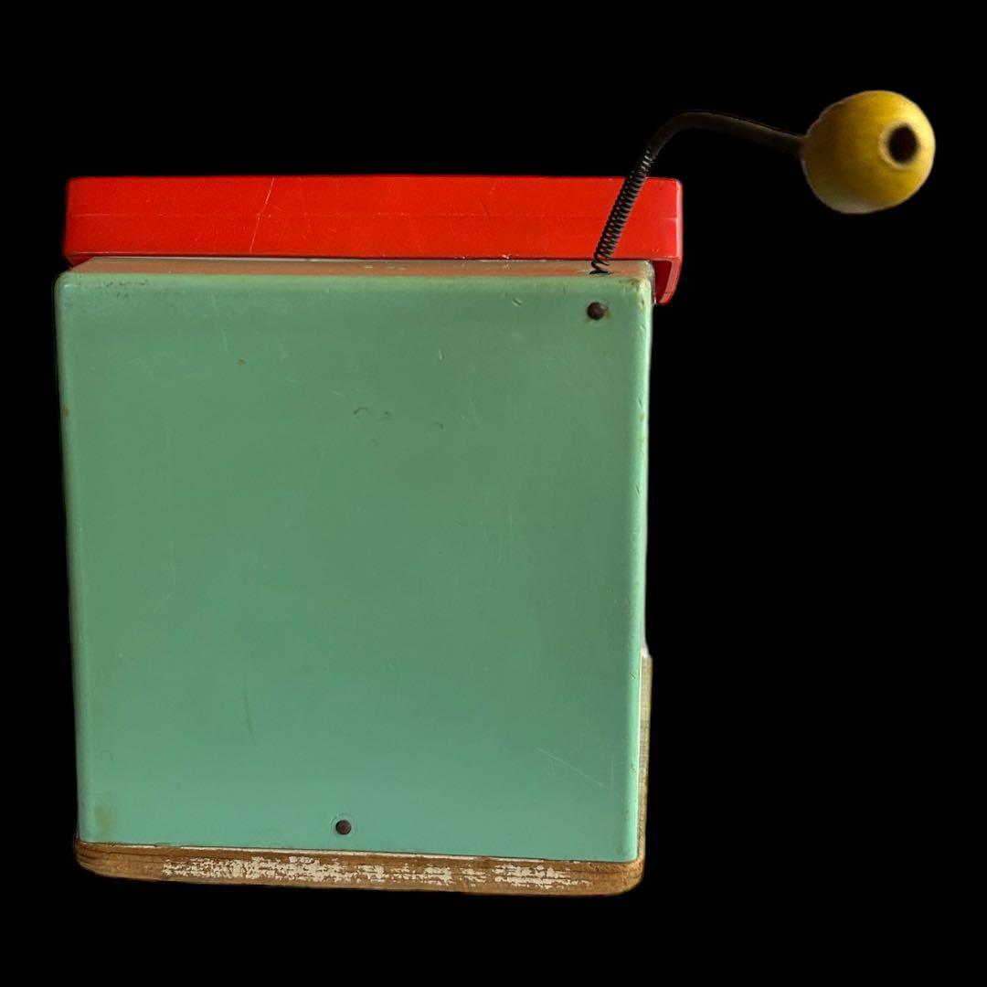 60's vintage「FISHER PRICE」ピーカブー　TV オルゴール