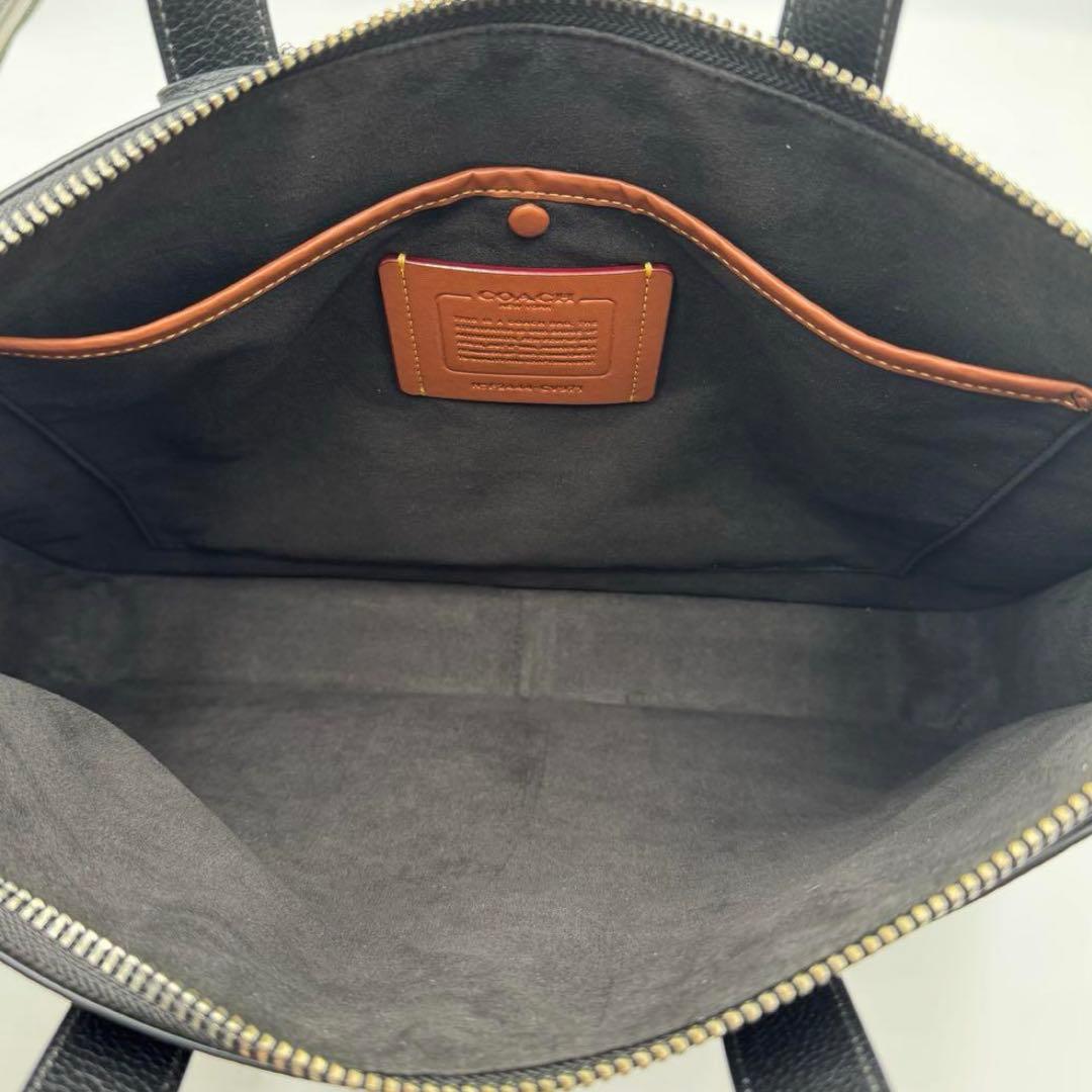 現行/未使用✨ コーチ アイザック ワークバッグ 2way ビジネス A4 黒