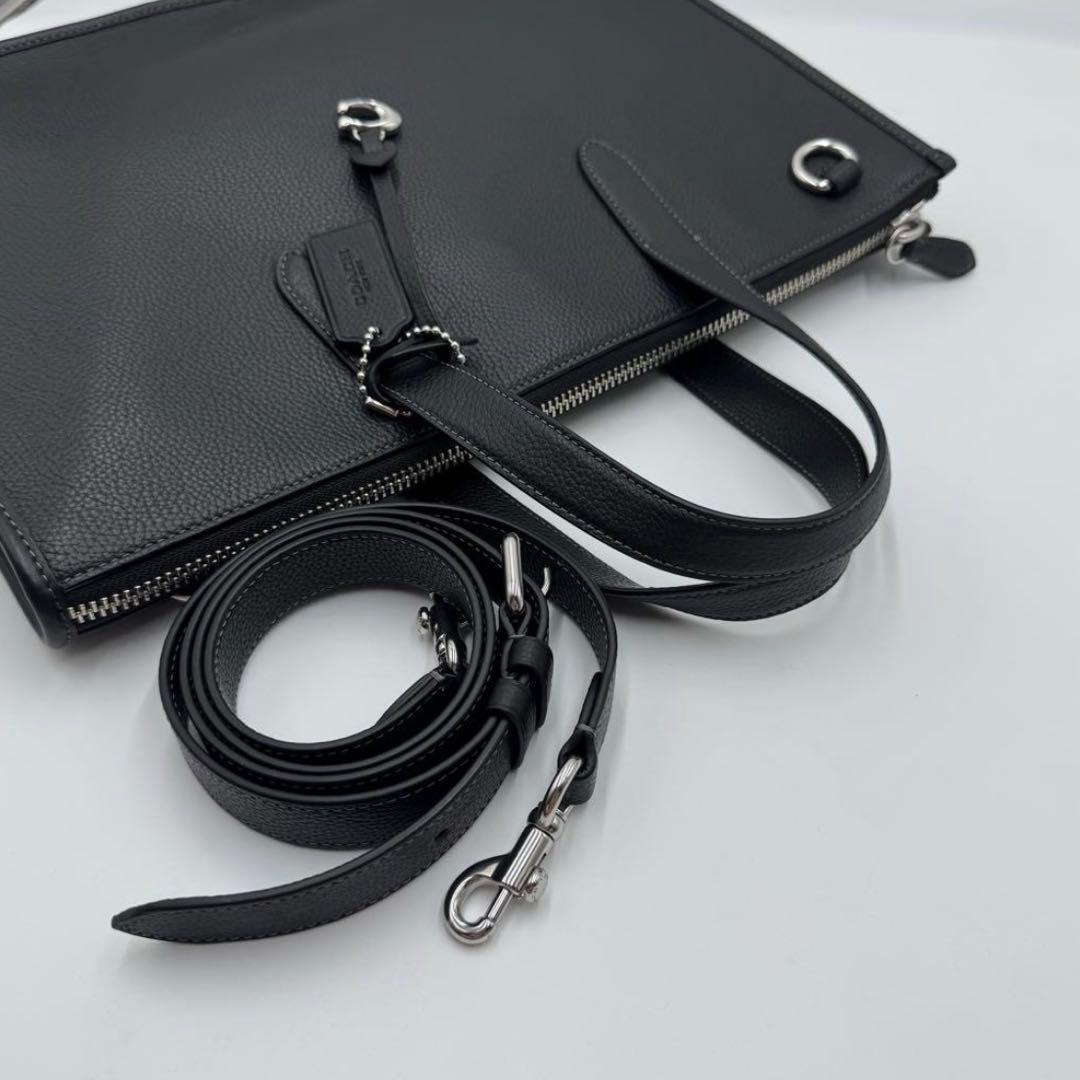 現行/未使用✨ コーチ アイザック ワークバッグ 2way ビジネス A4 黒