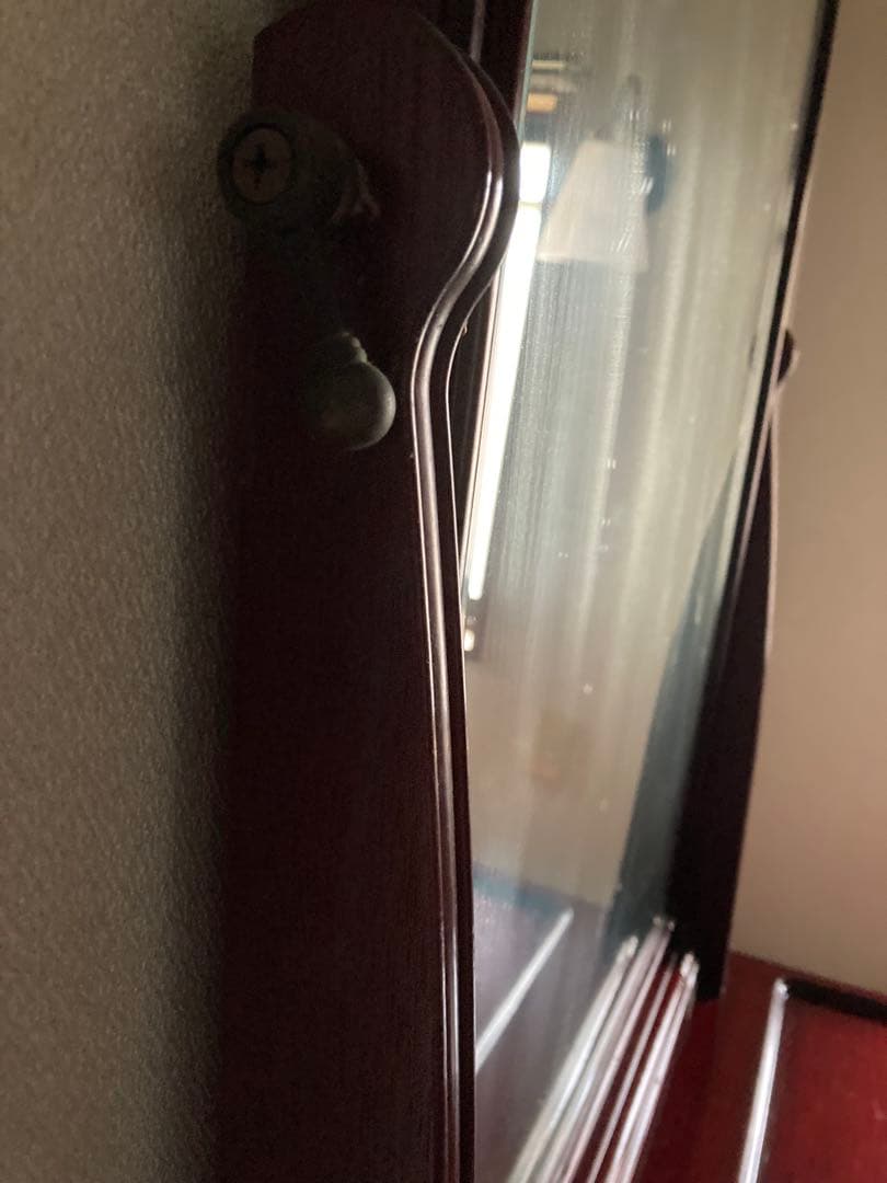 UEDA ダークレッドブラウン ドレッサー　鏡台　アンティーク家具　ヴィンテージ