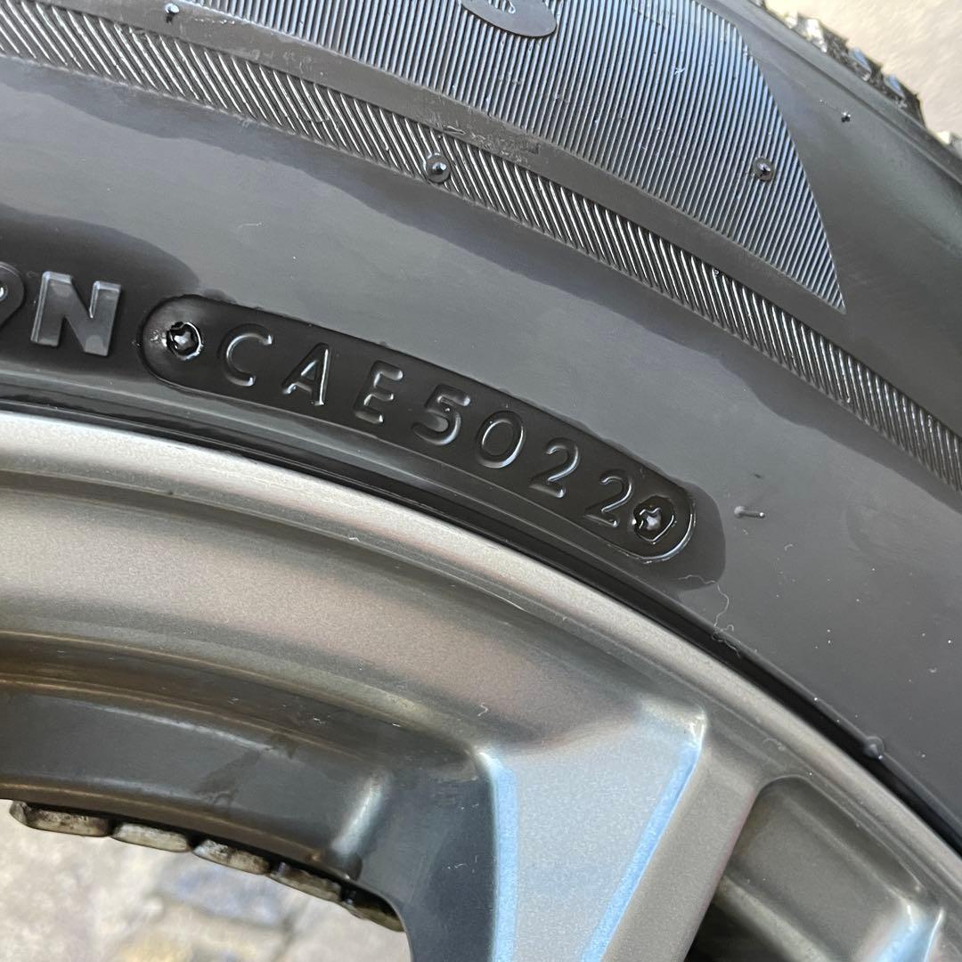 美品　スタッドレスタイヤ4本セット　VRX2 wedsアルミ195/65R15