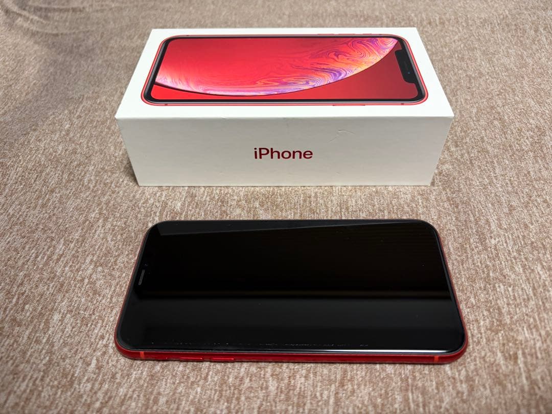 【美品】iPhone XR 128GB SIM フリー バッテリー80%