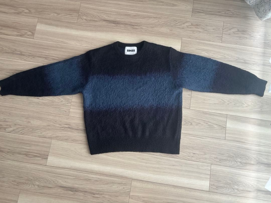 SINSS ウールブレンドグラデーションニット　M